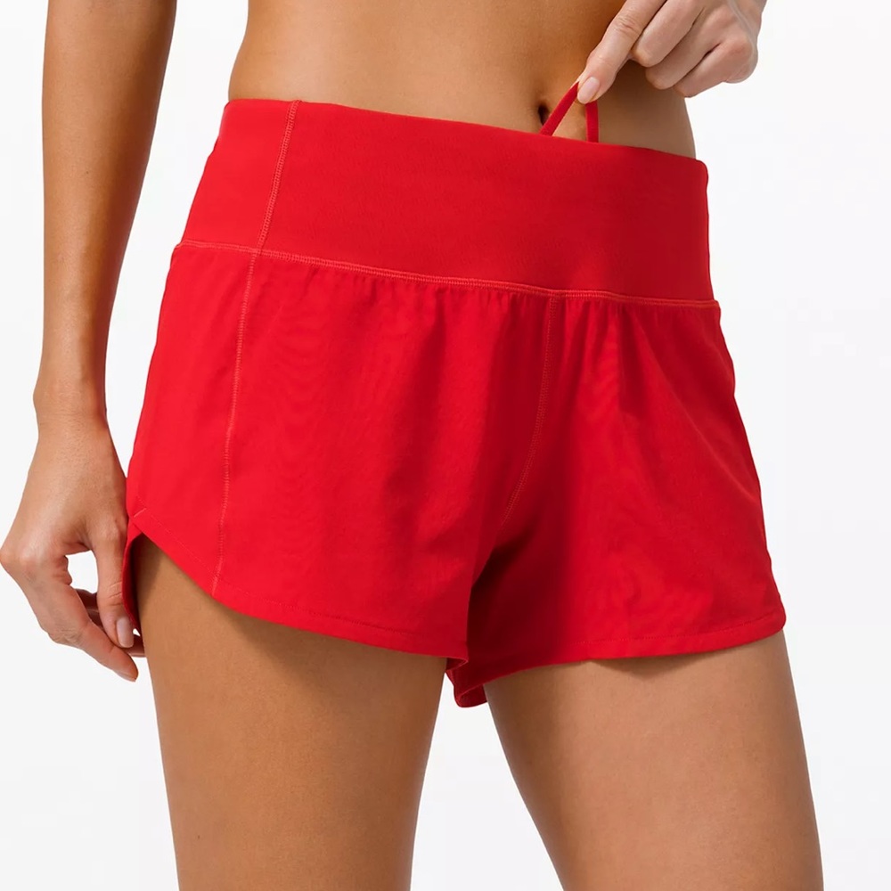 Lululemon Speed Up Mid-Rise Lined Short 4"